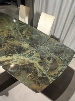 TAVOLO Tavolo allungabile sabino SCONTATO a PREZZI OUTLET^Riflessi New