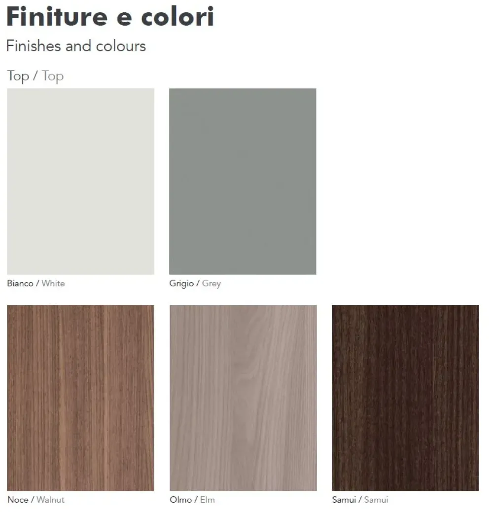 Tavolo riunione in legno Rhea con 6 sedie a prezzi convenienti^Flycom Online