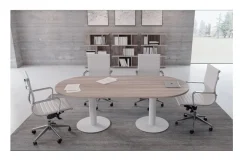 Flycom Tavolo riunione modello Plano round in OFFERTA OUTLET- Arredo Ufficio
