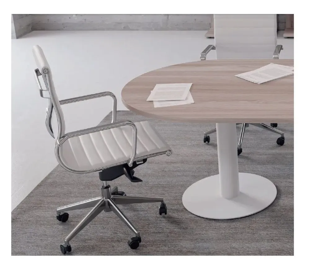 Flycom Tavolo riunione modello Plano round in OFFERTA OUTLET- Arredo Ufficio