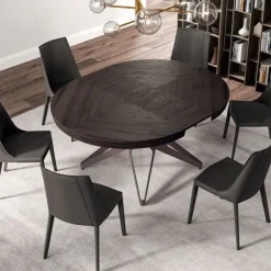 Ozzio Tavolo rotondo allungabile Big round a soli 4522 Euro- Tavoli