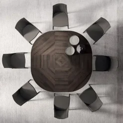 Ozzio Tavolo rotondo allungabile Big round a soli 4522 Euro- Tavoli