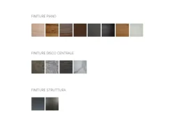 Ozzio Tavolo rotondo Dna in legno, prezzo scontato!- Tavoli