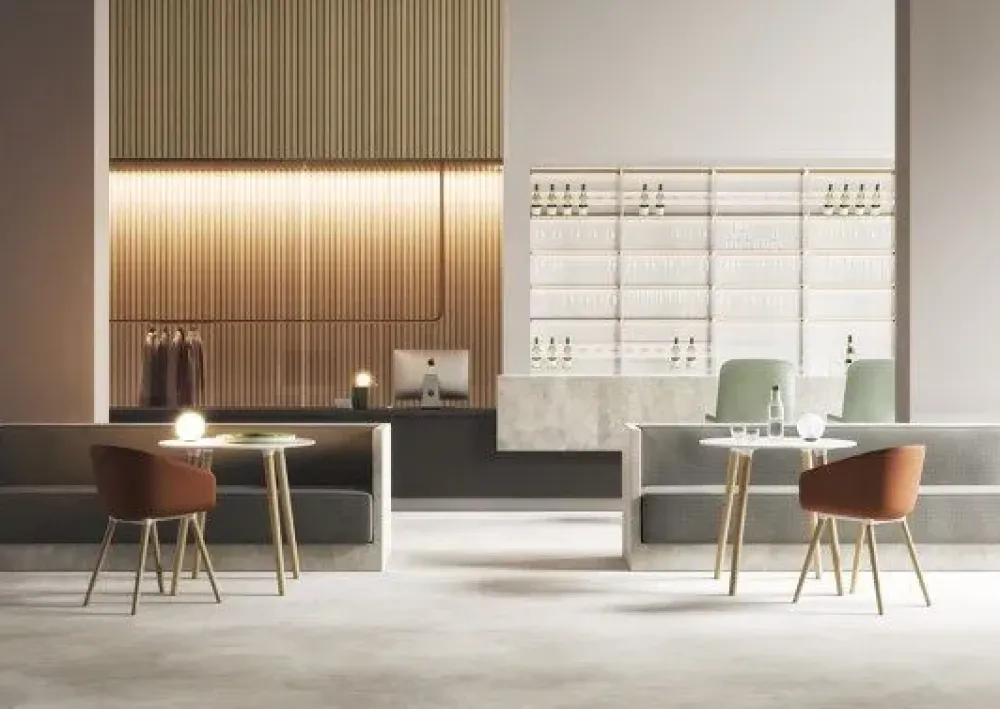 Gaber Tavolo rotondo in Offerta Outlet. Materiali di qualità.- Tavoli