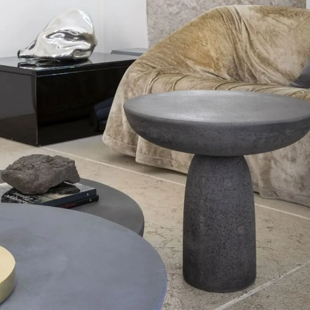 Online Tavolo rotondo in altri materiali Olo di in Offerta Outlet Tavoli