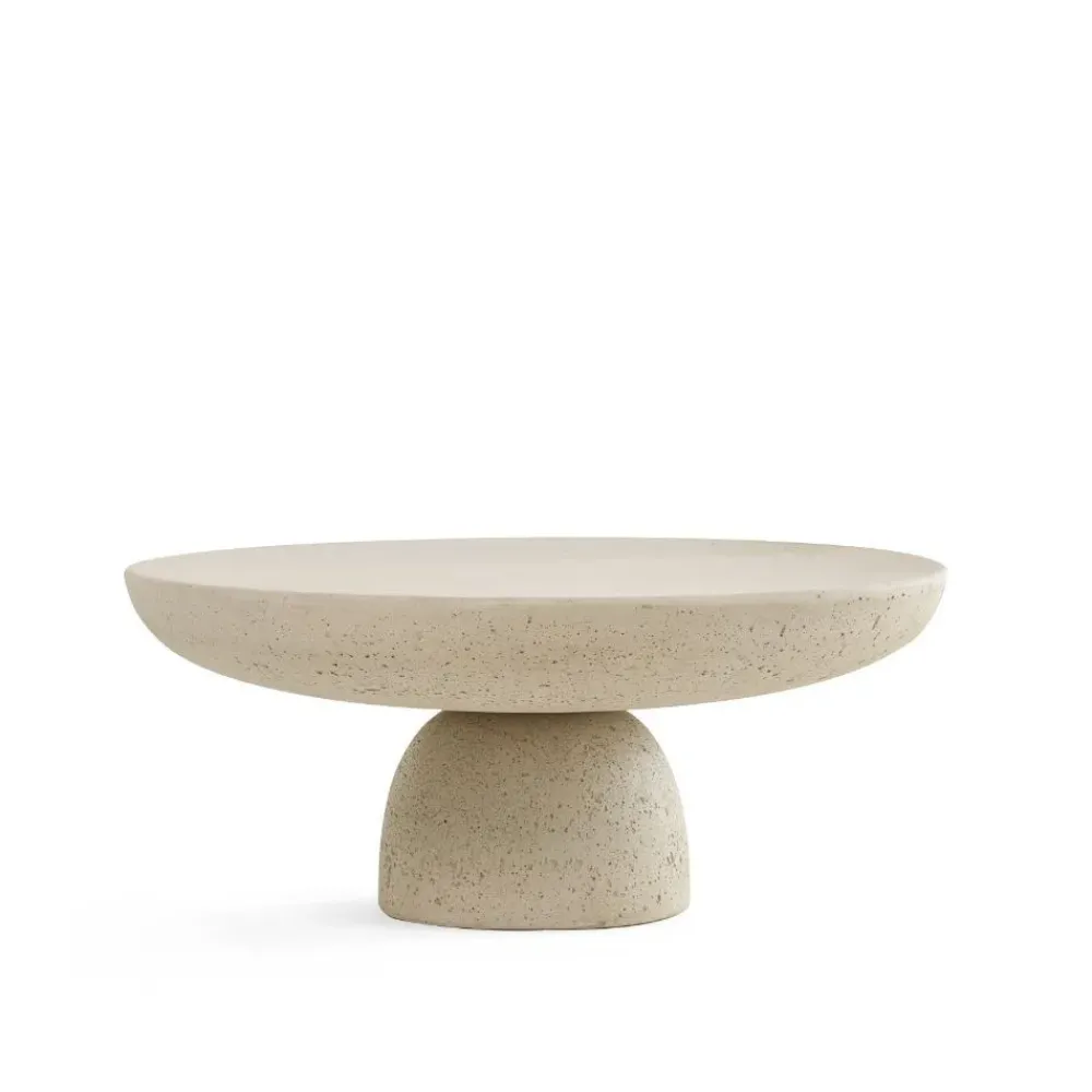 Online Tavolo rotondo in altri materiali Olo di in Offerta Outlet Tavoli