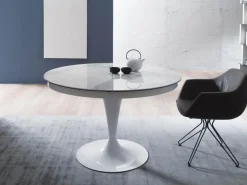 Tavolo rotondo in ceramica Sun in Offerta Outlet^Altacom Best