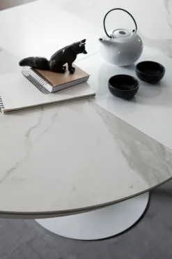 Tavolo rotondo in ceramica Sun in Offerta Outlet^Altacom Best