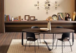 Pianca Tavolo rotondo in legno Confluence di in Offerta Outlet- Tavoli