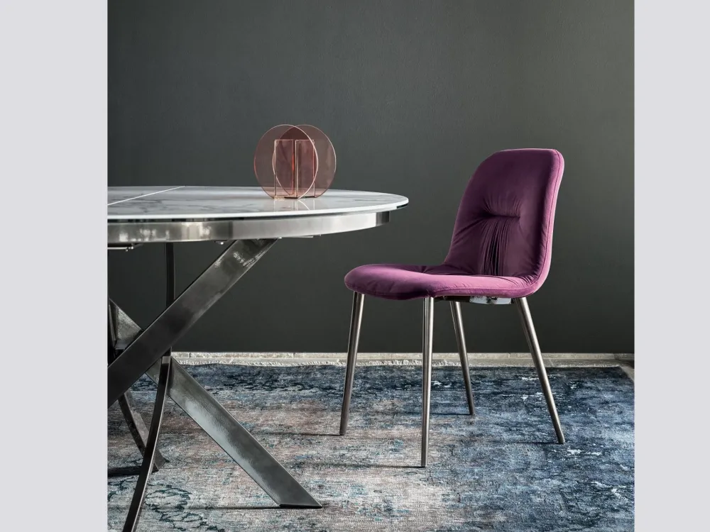 Tavolo rotondo in marmo Barone in Offerta Outlet^Bontempi Hot