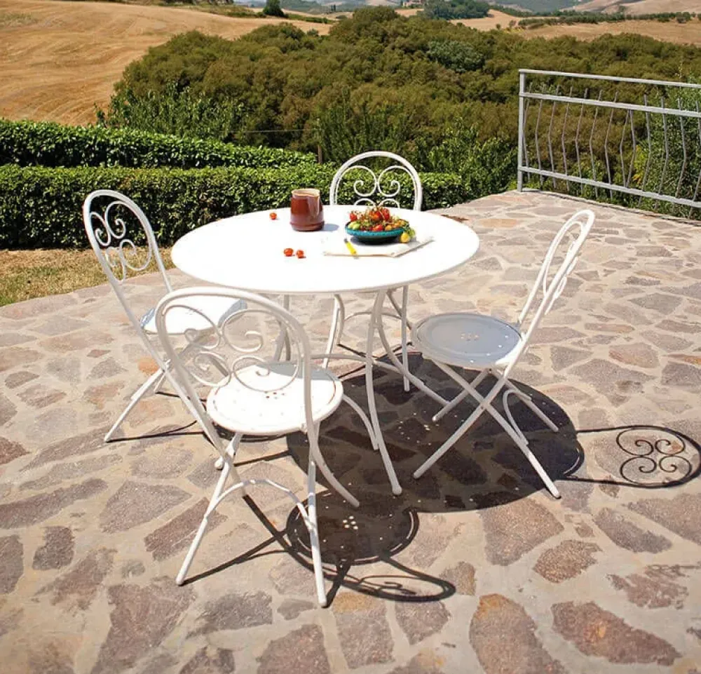 Sale Tavolo rotondo in metallo Pigalle in Offerta Outlet Tavoli