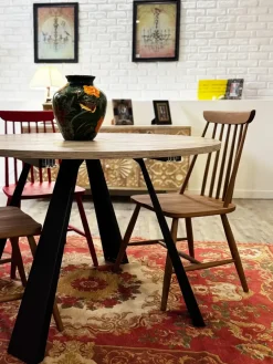 La Seggiola Tavolo rotondo Saturnino scontato del 40%- Tavoli