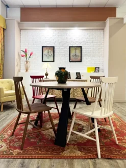 La Seggiola Tavolo rotondo Saturnino scontato del 40%- Tavoli