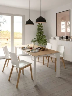 Tavolo Rovere e bianco a prezzo ribassato^Artigianale