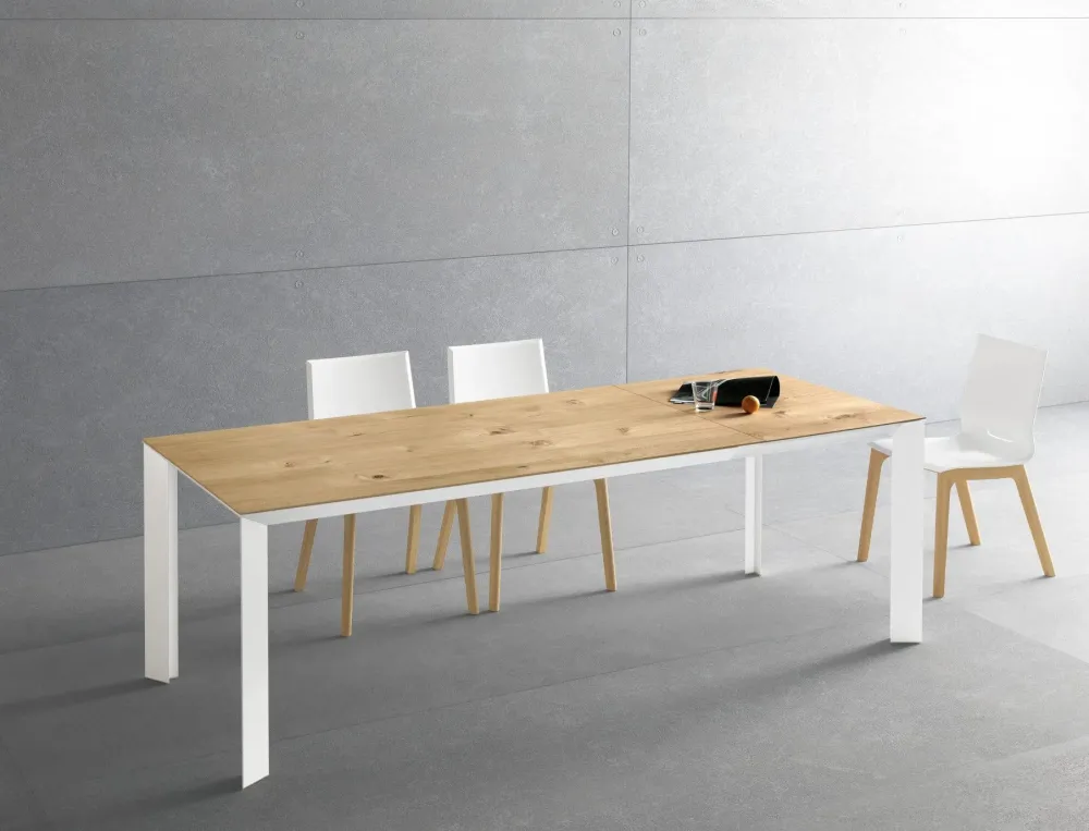 Tavolo Rovere e bianco a prezzo ribassato^Artigianale