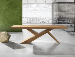 Hot Tavolo Rovere spazzolato, design italiano di lusso. in legno fisso, sconto 38%. Tavoli