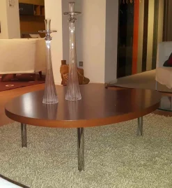 Tavolo sagomato a quattro gambe Lab scontato^Ciacci New