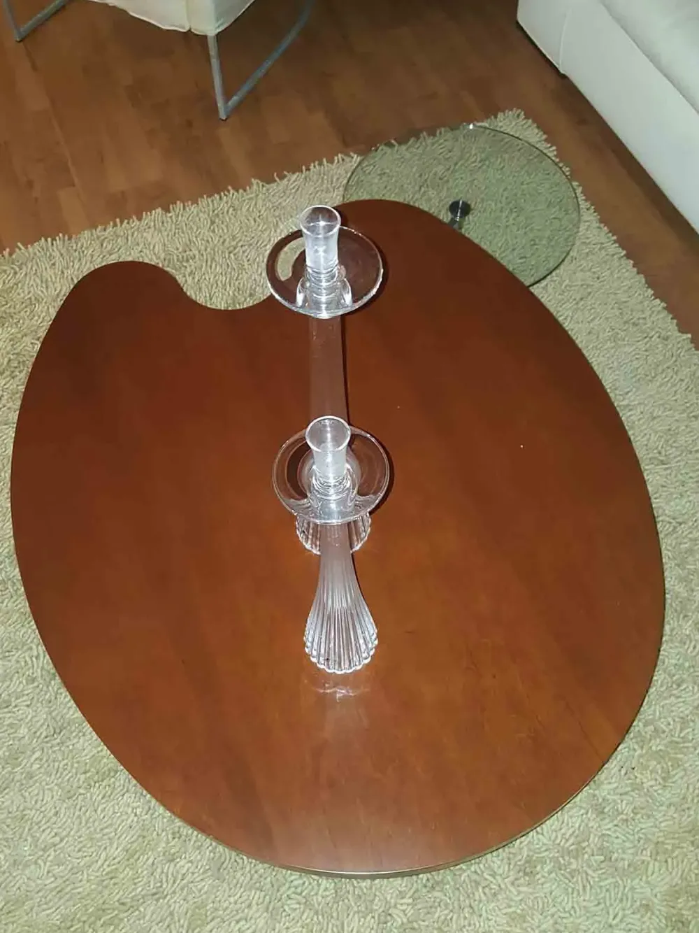 Tavolo sagomato a quattro gambe Lab scontato^Ciacci New