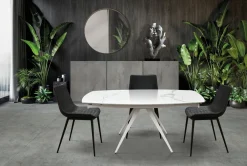 New Tavolo sagomato in ceramica Tavolo allungabile di in Offerta Outlet Tavoli