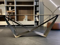 Cattelan Italia Tavolo sagomato in ceramica Skorpio di in Offerta Outlet- Tavoli