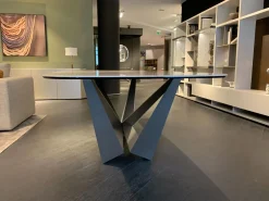 Cattelan Italia Tavolo sagomato in ceramica Skorpio di in Offerta Outlet- Tavoli