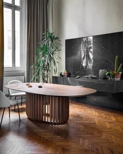 Tavolo sagomato in legno Juice di in Offerta Outlet^Miniforms Clearance