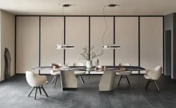 Cattelan Italia Tavolo sagomato Senator di : design unico ed elegante!- Tavoli