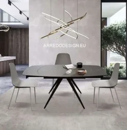 Tavolo sagomato Tempor 1920 scontato del 50%^Collezione esclusiva Outlet