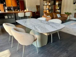 Discount Tavolo sagomato Twins di a prezzo riservato Tavoli