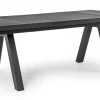 Bizzotto Tavolo scontato da giardino Tavolo krion 205-265 allungabile antracite- Tavoli Da Giardino
