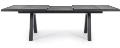 Bizzotto Tavolo scontato da giardino Tavolo krion 205-265 allungabile antracite- Tavoli Da Giardino