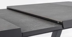 Bizzotto Tavolo scontato da giardino Tavolo krion 205-265 allungabile antracite- Tavoli Da Giardino
