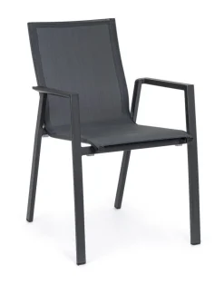 Tavolo scontato da giardino Tavolo pascal allungabile 200-26 cm con 8 poltrone krion antracite^Bizzotto Clearance