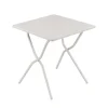 Clearance Tavolo scontato da giardino Tavolo 64x70 cm balcony beige - lafuma Tavoli Da Giardino