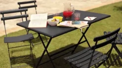 Tavolo scontato per l'esterno Tavolo arc en ciel 70 x 50 con 2 sedie^Emu Best