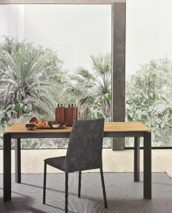 FGF Mobili Tavolo Sharp in legno Rettangolare allungabile- Tavoli