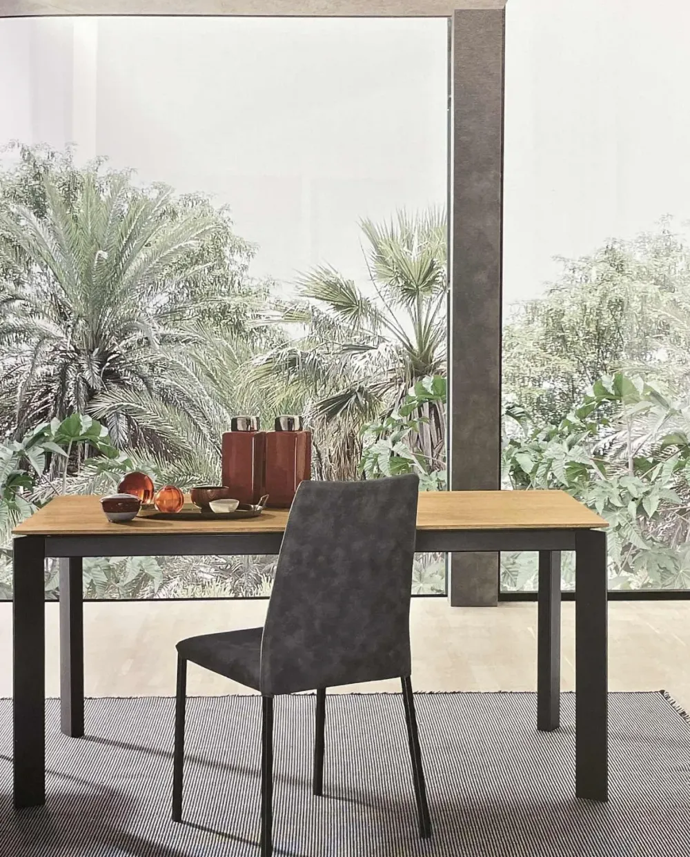 FGF Mobili Tavolo Sharp in legno Rettangolare allungabile- Tavoli