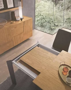 FGF Mobili Tavolo Sharp in legno Rettangolare allungabile- Tavoli