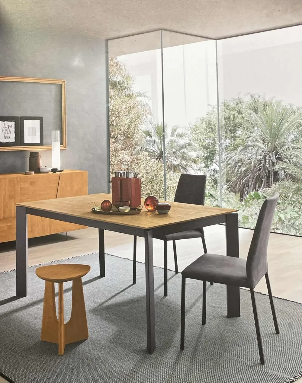 FGF Mobili Tavolo Sharp in legno Rettangolare allungabile- Tavoli