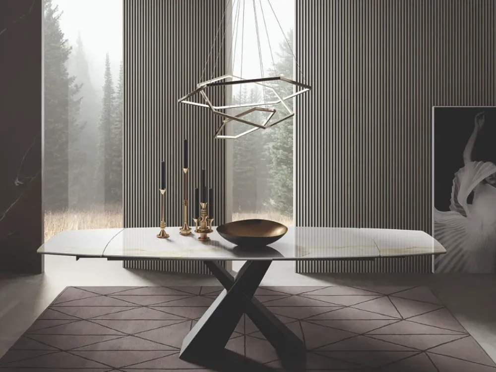 Tavolo Ship in ceramica Allungabile scontato 40%^Zamagna Outlet