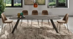 Easyline Tavolo Sirio in altri materiali Rettangolare allungabile- Tavoli