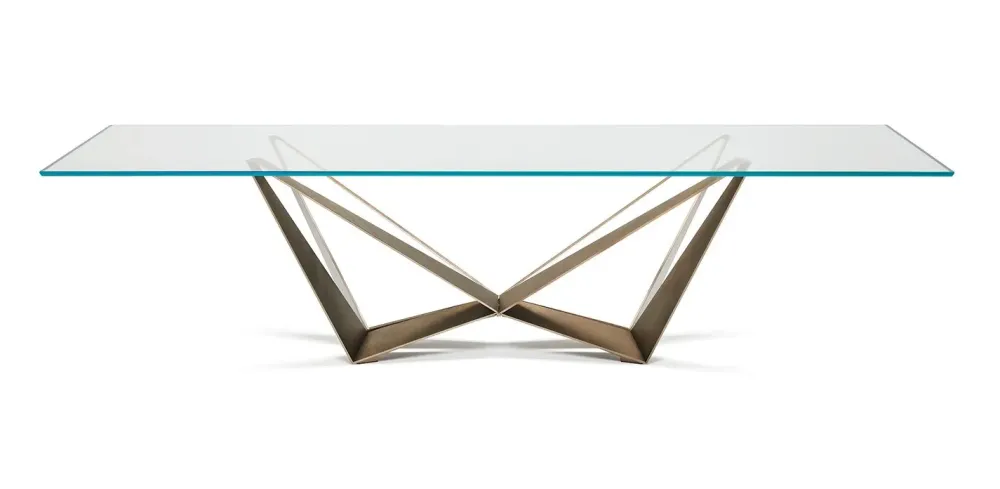 Outlet Tavolo Skorpio in vetro Fisso Tavoli