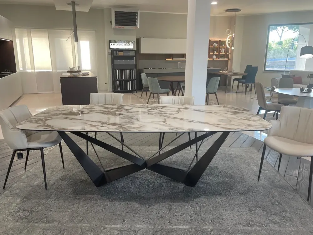 Tavolo Skorpio in ceramica Fisso scontato 25%^Cattelan Italia Online