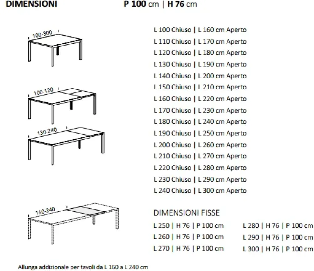 Tavolo su misura allungabile finitura al campione RAL^Pianca