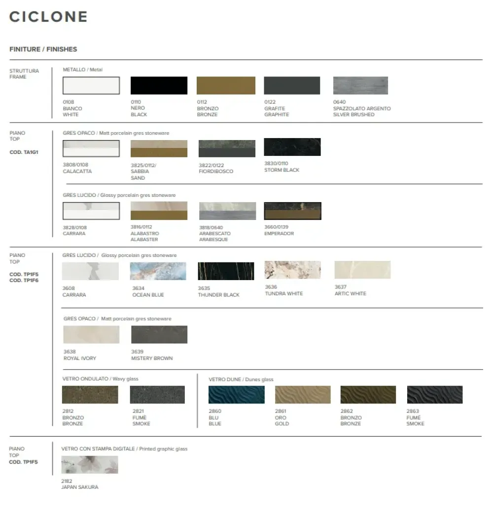 TAVOLO Ciclone SCONTATO a PREZZI OUTLET^Target Point Best