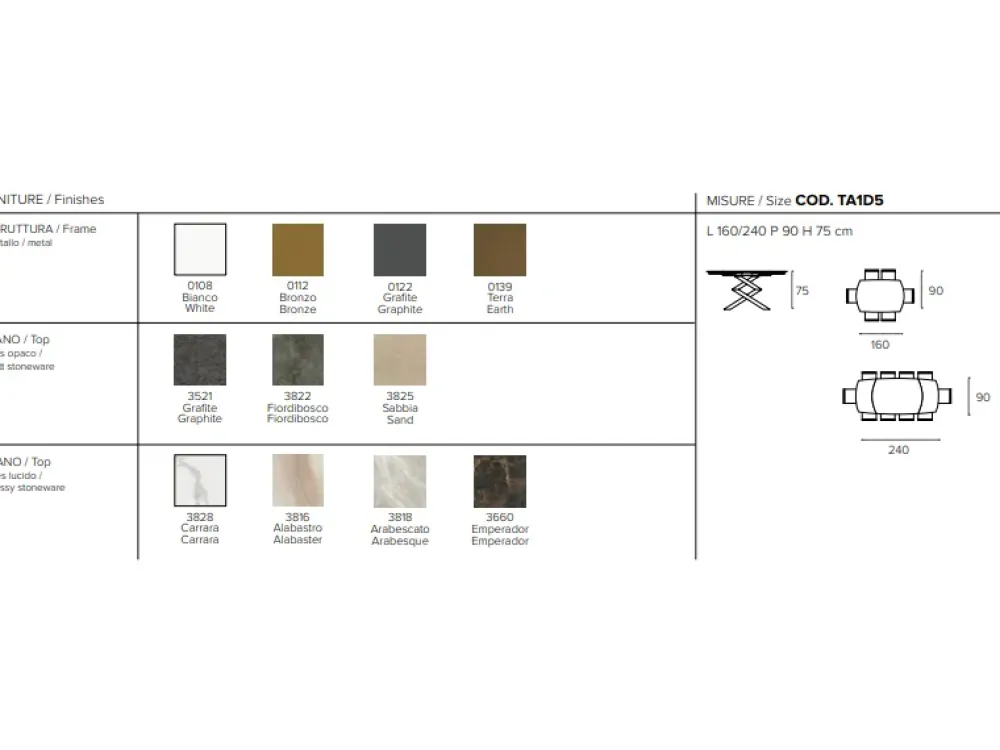 TAVOLO Cross SCONTATO a PREZZI OUTLET^Target Point New