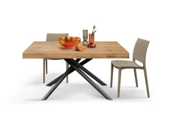 Mobilificio Bellutti Tavolo Tavolo allungabile in laminato rovere   in OFFERTA OUTLET -51%- Tavoli