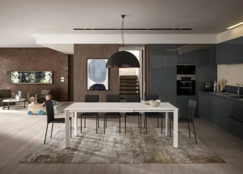 Hot Tavolo Tavolo allungabile 10 persone seattle 51 made in italy in OFFERTA OUTLET Tavoli