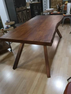 Hot Tavolo Tavolo allungabile il legno design vintage    in legno Allungabile Tavoli