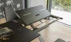 Tavolo Tavolo allungabile pronta consegna effetto marmo in OFFERTA OUTLET -40%^Md work Best